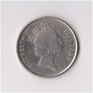 FIDŽIS 20 CENTS 2009 KM # 121 VF 1