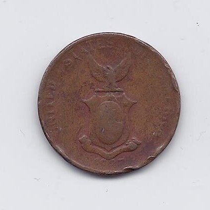 PHILIPPINES 1 CENTAVO 1937 KM # 179 VG/F 1