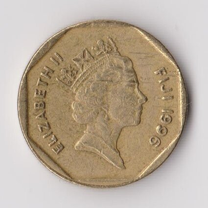 FIJI 1 DOLLAR 1996 KM # 73 F/VF 1