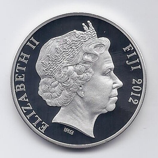 FIJI 10 DOLLARS 2012 KM # new PROOF Winter Olympics 1