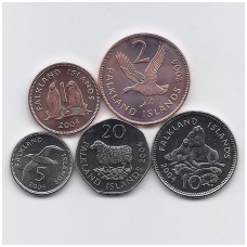 FOLKLANDO SALOS 2004 m. 5 monetų rinkinukas