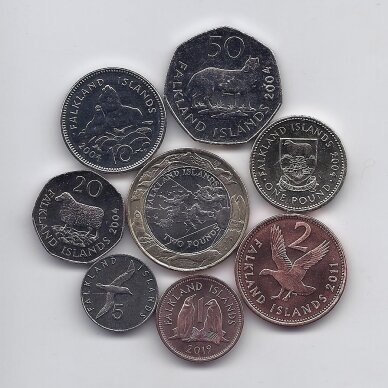 FOLKLANDO SALOS 2004 - 2019 m. 8 monetų rinkinys