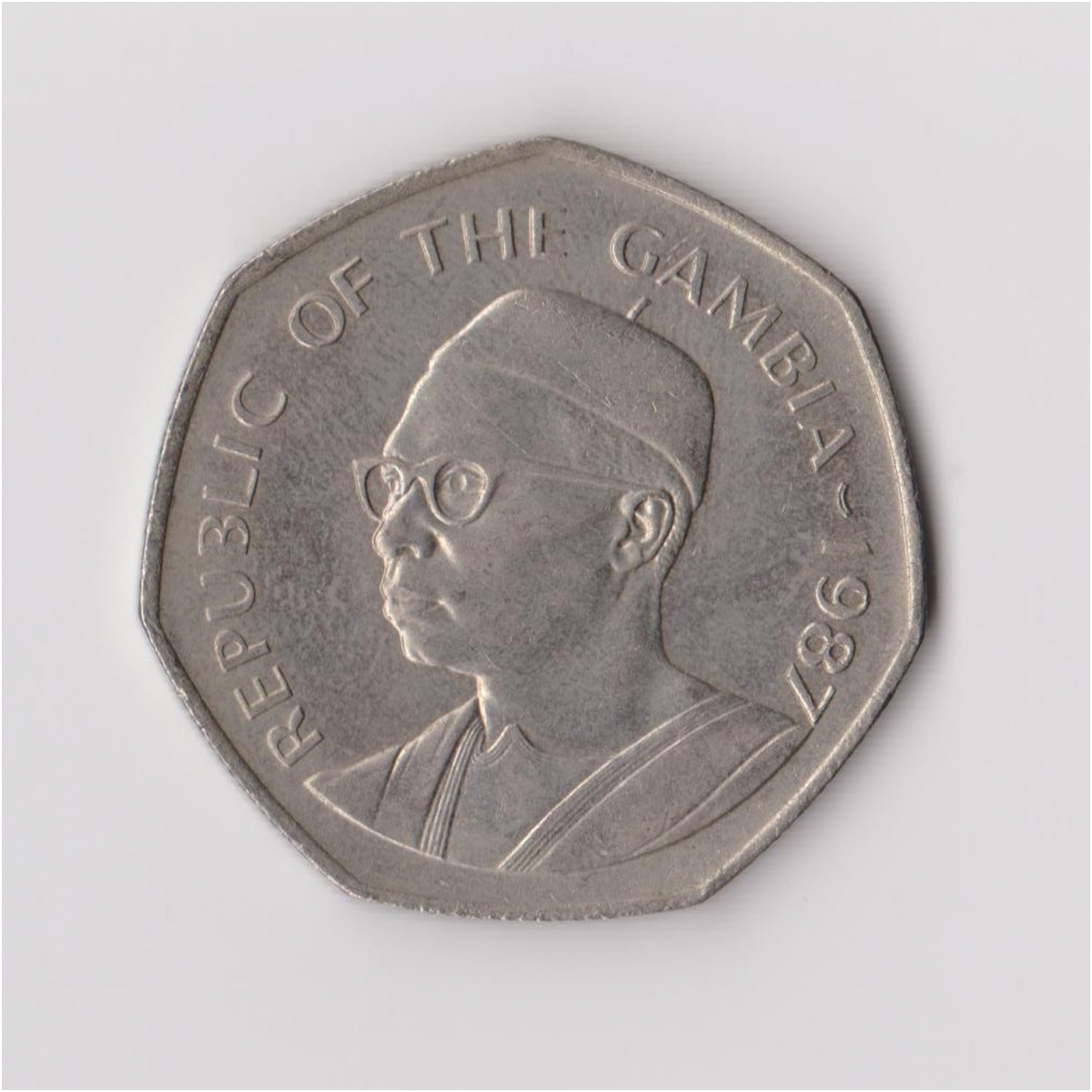 GAMBIA 1 DALASI 1987 KM # 29 XF 1