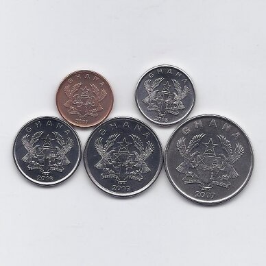 GANA 2007 - 2016 m. 5 monetų rinkinys 1