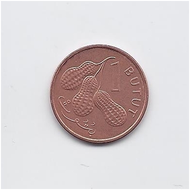 GAMBIA 1 BUTUT 1998 KM # 54 AU/UNC