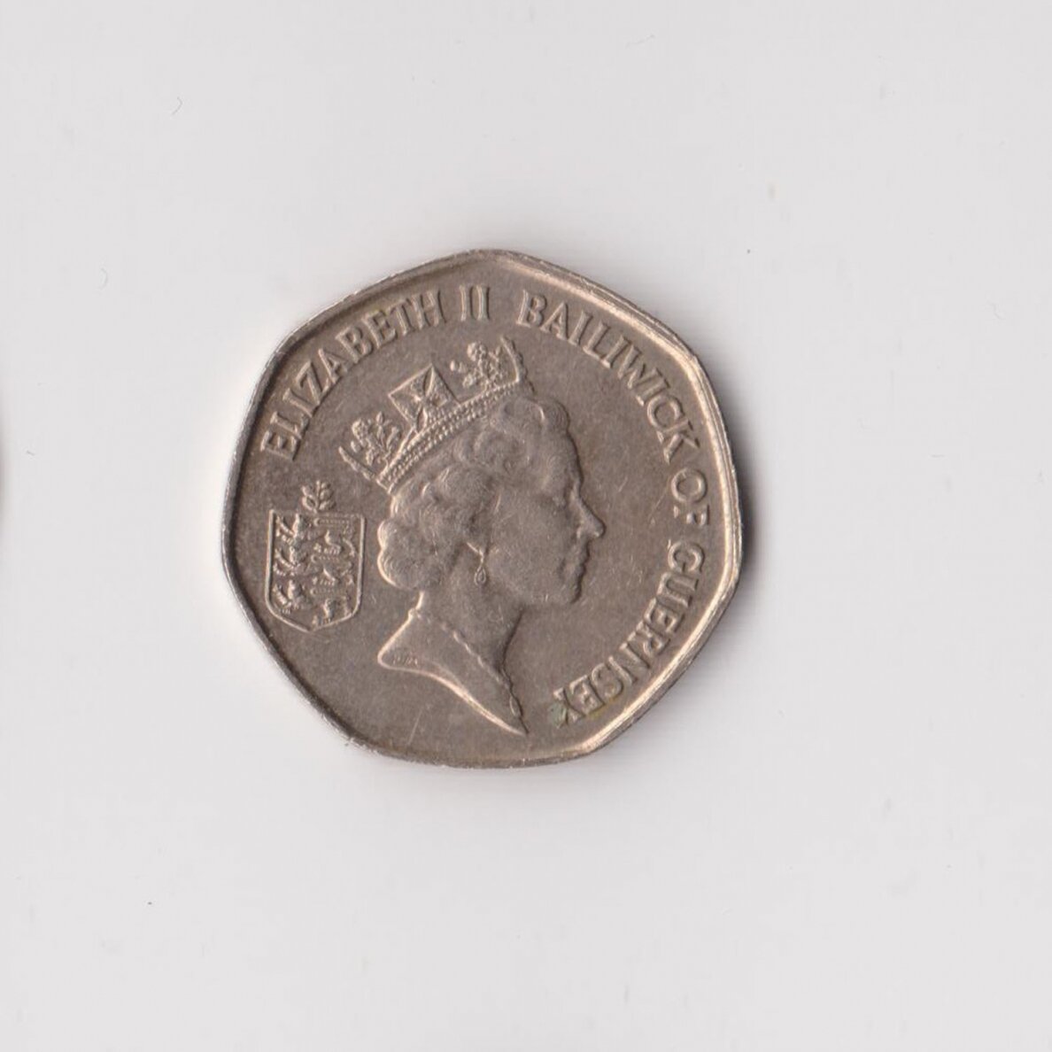 GUERNSEY 20 PENCE 1999 KM # 44 VF 1