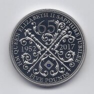 GERNSIS 5 POUNDS 2017 KM # new PROOF Jubiliejus GERNSIS 5 POUNDS 2017 KM # new PROOF Jubiliejus