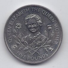 GERNSIS 5 POUNDS 1995 KM # 66 AU Karalienė motina