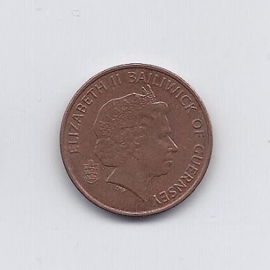 GUERNSEY 1 PENNY 2006 KM # 89 VF 1