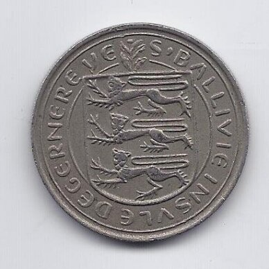 GUERNSEY 10 NEW PENCE 1968 KM # 24 VF 1