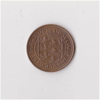GUERNSEY 1/2 NEW PENNY 1971 KM # 20 VF 1