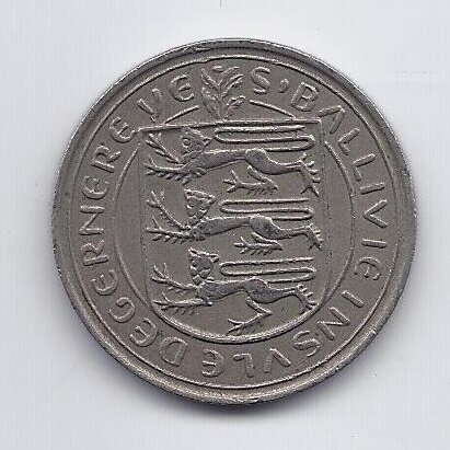 GUERNSEY 10 NEW PENCE 1968 KM # 24 VF 1