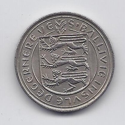 GUERNSEY 10 NEW PENCE 1970 KM # 24 VF 1