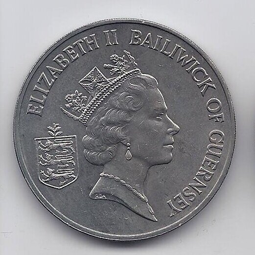 GERNSIS 2 POUNDS 1985 KM # 47 XF Išlaisvinimas 1