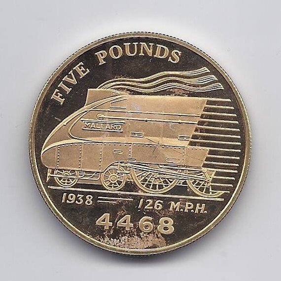 GERNSIS 5 POUNDS 2006 KM # new PROOF Mallard 4468 (neideali)