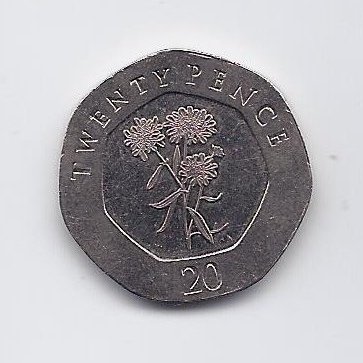 GIBRALTAR 20 PENCE 2014 KM # new VF/XF