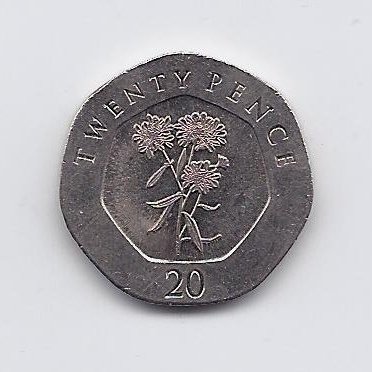 GIBRALTAR 20 PENCE 2015 KM # new VF/XF