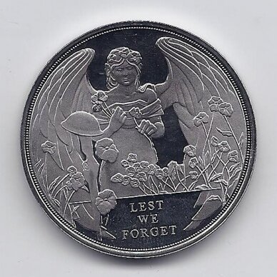 GIBRALTAR 1 CROWN 2017 KM # 1615 UNC Battle of Ypres