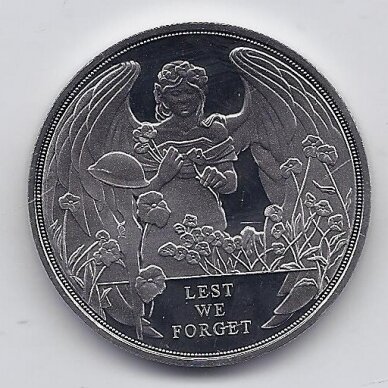 GIBRALTAR 1 CROWN 2018 KM # new UNC Battle of Ypres