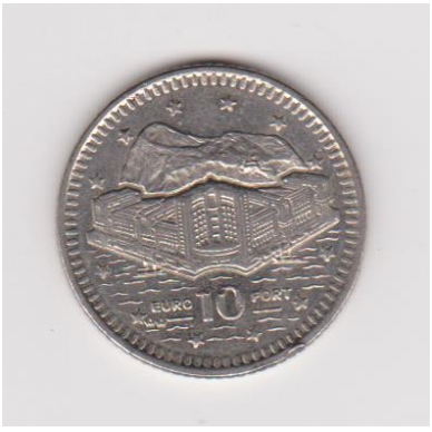 GIBRALTAR 10 PENCE 2001 KM # 776 VF / XF