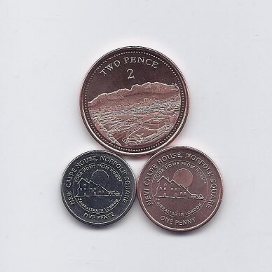 GIBRALTAR 2018 - 2020 3 coins set
