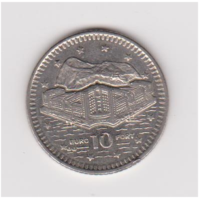 GIBRALTAR 10 PENCE 2001 KM # 776 VF / XF