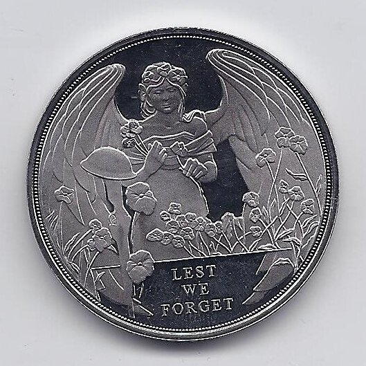GIBRALTAR 1 CROWN 2017 KM # 1615 UNC Battle of Ypres