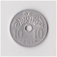 GREECE 10 LEPTA 1954 KM # 78 VF-XF