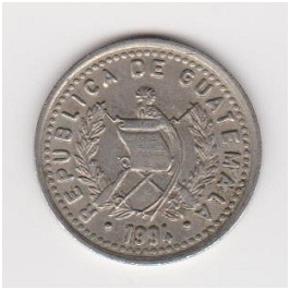 GVATEMALA 10 CENTAVOS 1994 KM # 277.6 VF 1