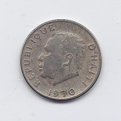 HAITI 10 CENTIMES 1970 KM # 63 VF 1