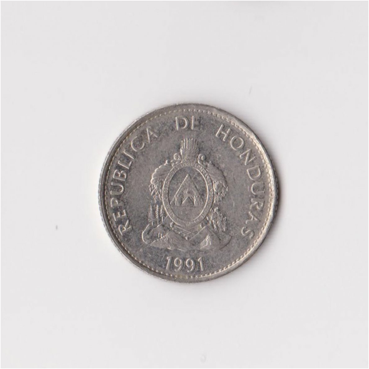 HONDURAS 20 CENTAVOS 1991 KM # 83a.1 VF 1