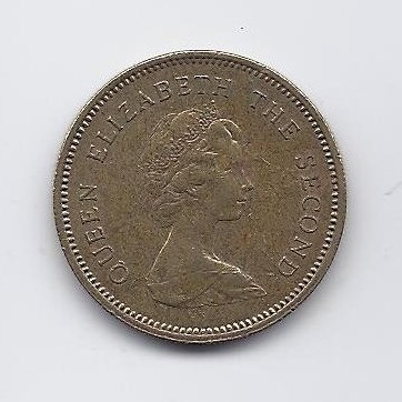 HONKONGAS 50 CENTS 1980 KM # 41 VF 1