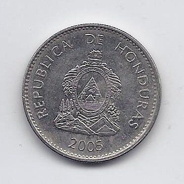 HONDURAS 50 CENTAVOS 2005 KM # 84a XF 1