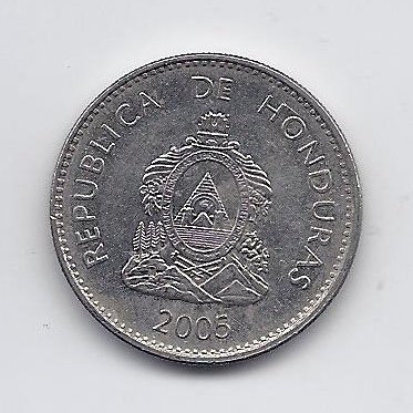 HONDURAS 50 CENTAVOS 2005 KM # 84a XF 1