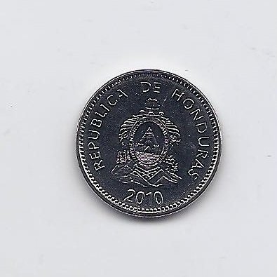 HONDURAS 20 CENTAVOS 2010 KM # 83a UNC 1