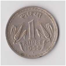 INDIA 1 RUPEE 1975 KM # 78 XF