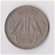 INDIA 1 RUPEE 1978 KM # 78 VF