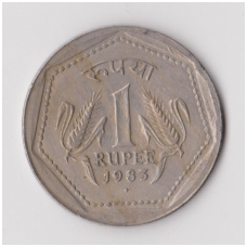 INDIA 1 RUPEE 1983 KM # 79 XF
