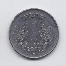 INDIA 1 RUPEE 2000 KM # 92 VF