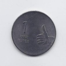 INDIA 1 RUPEE 2009 KM # 331 AU