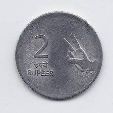INDIA 2 RUPEES 2007 KM # 327 VF