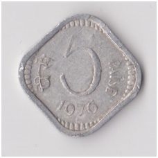 INDIA 5 PAISE 1976 KM # 18 VF