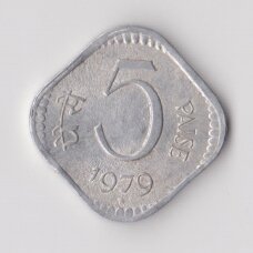 INDIA 5 PAISE 1979 KM # 18 VF