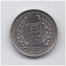 INDIA 50 PAISE 1973 KM # 62 UNC FAO