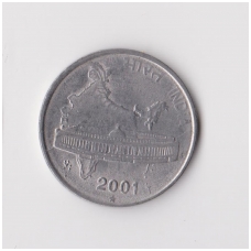 INDIA 50 PAISE 2001 KM # 69 VF