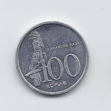 INDONEZIJA 100 RUPIAH 1999 KM # 61 XF/AU