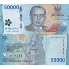 INDONEZIJA 50 000 RUPIAH 2022 P # 167 UNC