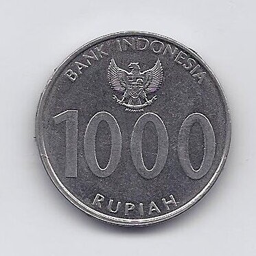 INDONEZIJA 1000 RUPIAH 2010 KM # 70 VF