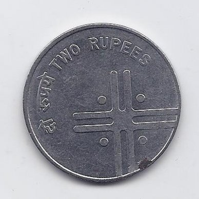 INDIA 2 RUPEES 2006 KM # 326 VF 1
