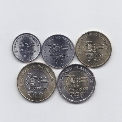 INDIA 2022 - 2023 5 coins set